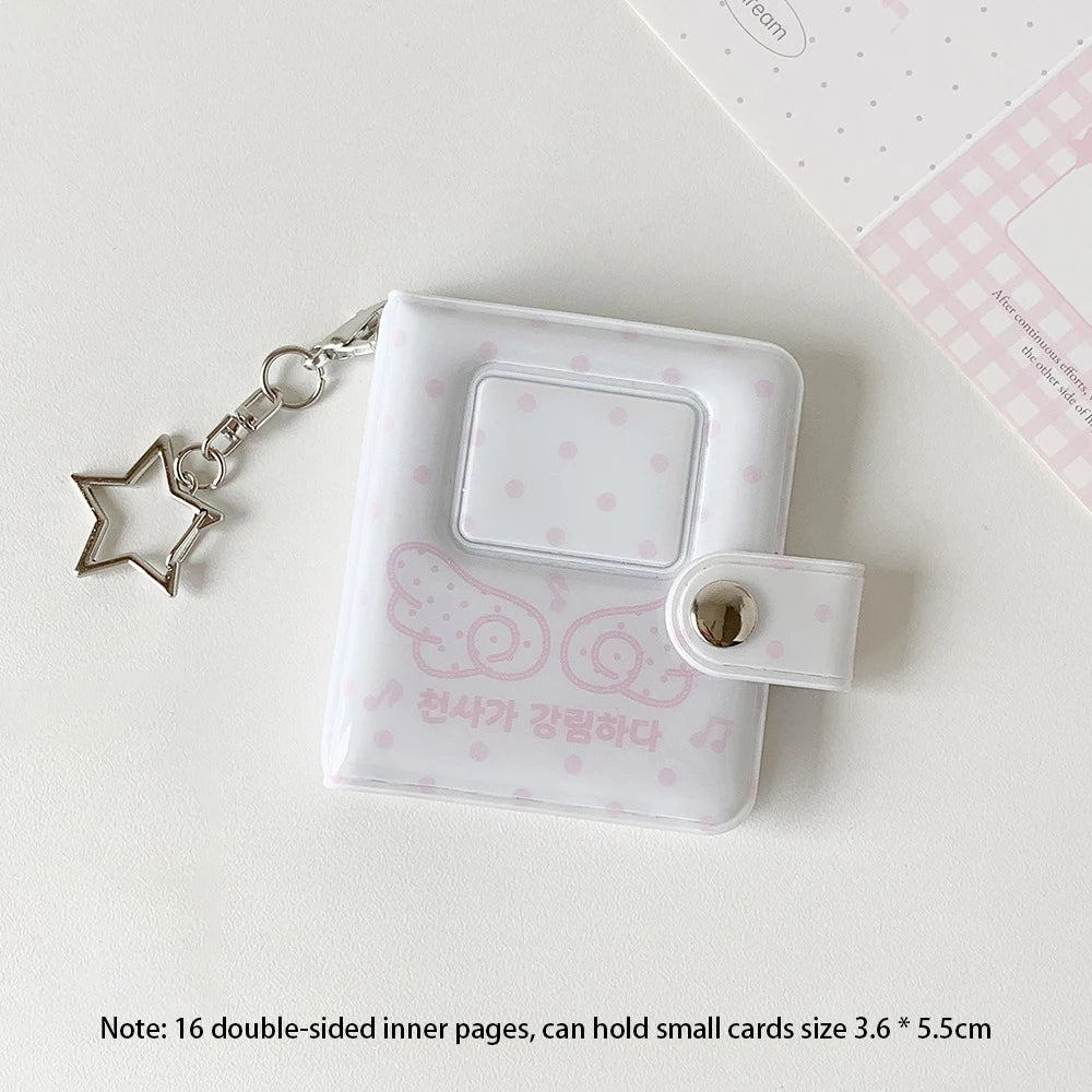 Ins Little Wings Mini Album Student Headstick ID Photo Storage Star