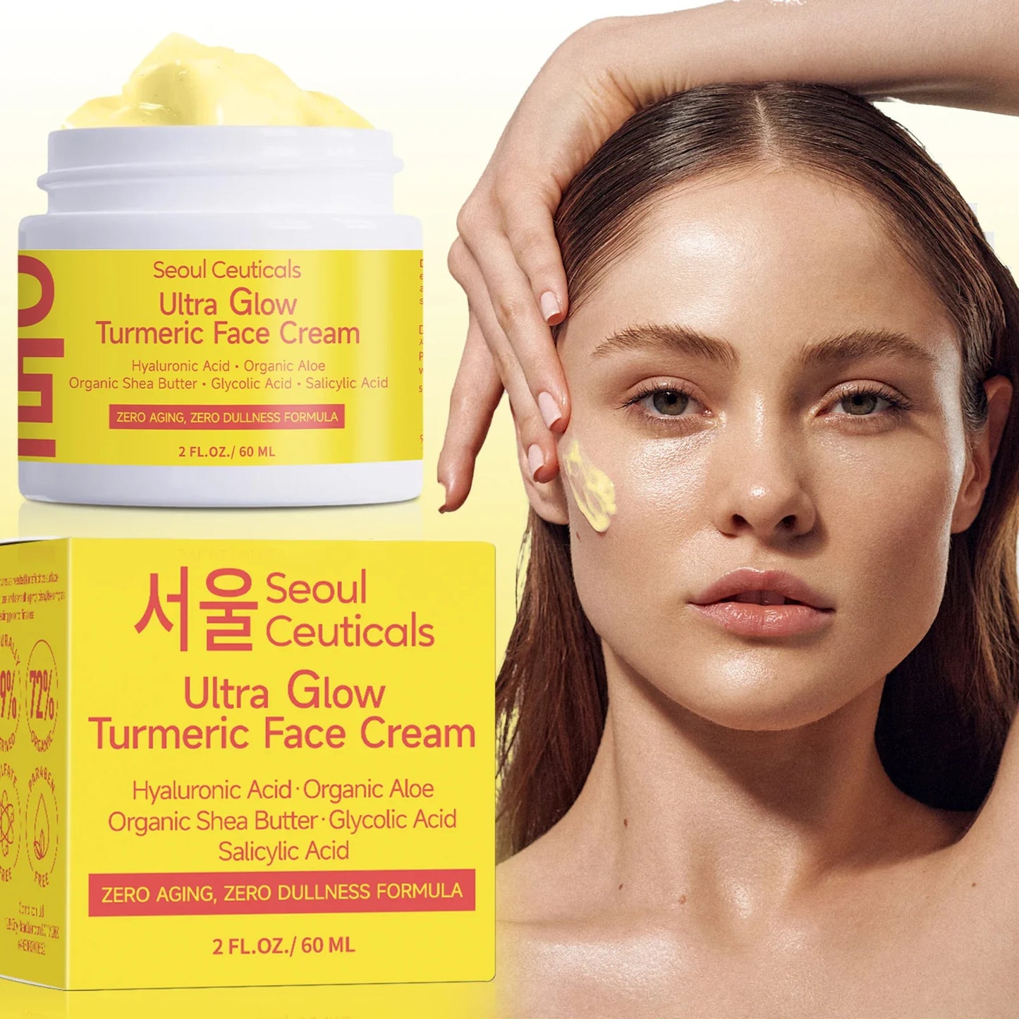 Turmeric Face Moisturizing Cream – Hydrating Glow Daily 60ml