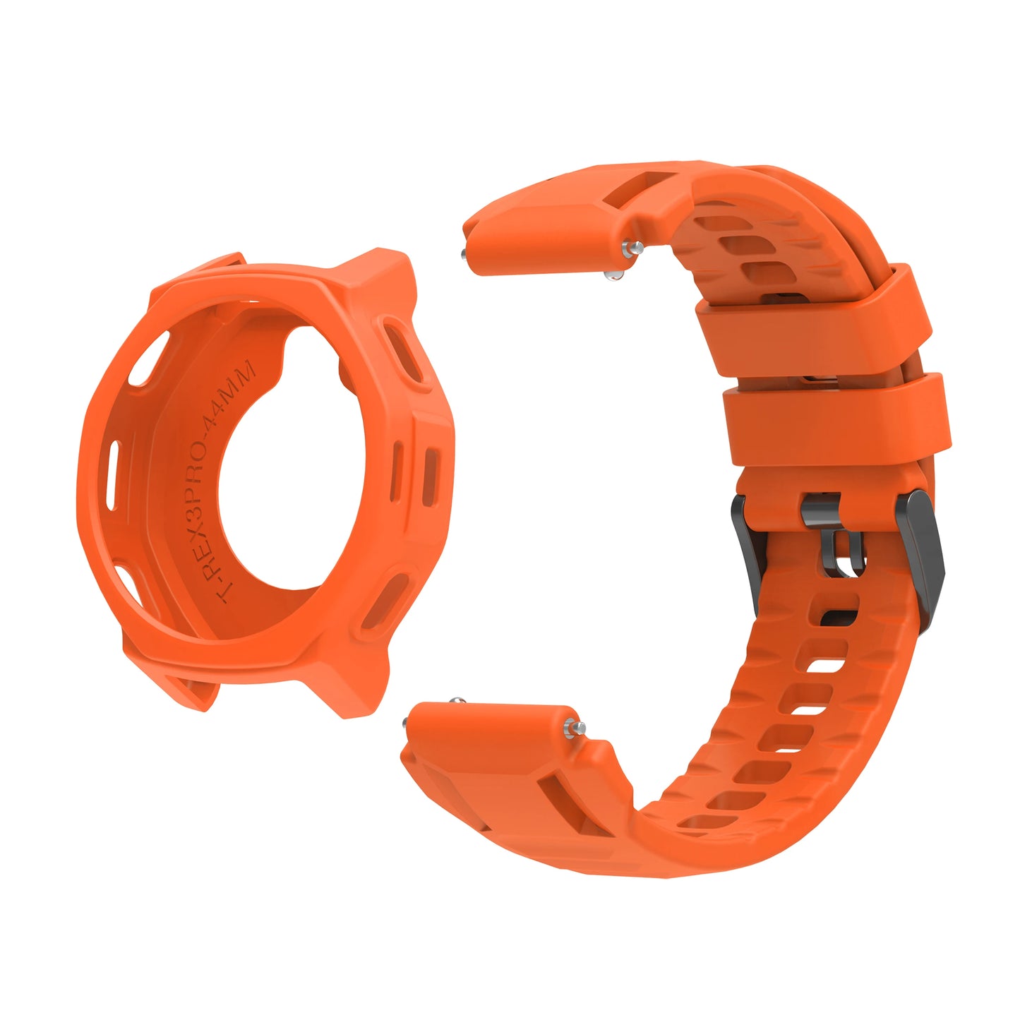 Amazfit T-Rex 3 Pro 44mm Silicone Band + Case Combo Peaceful Pleasures Health and Wellness orange