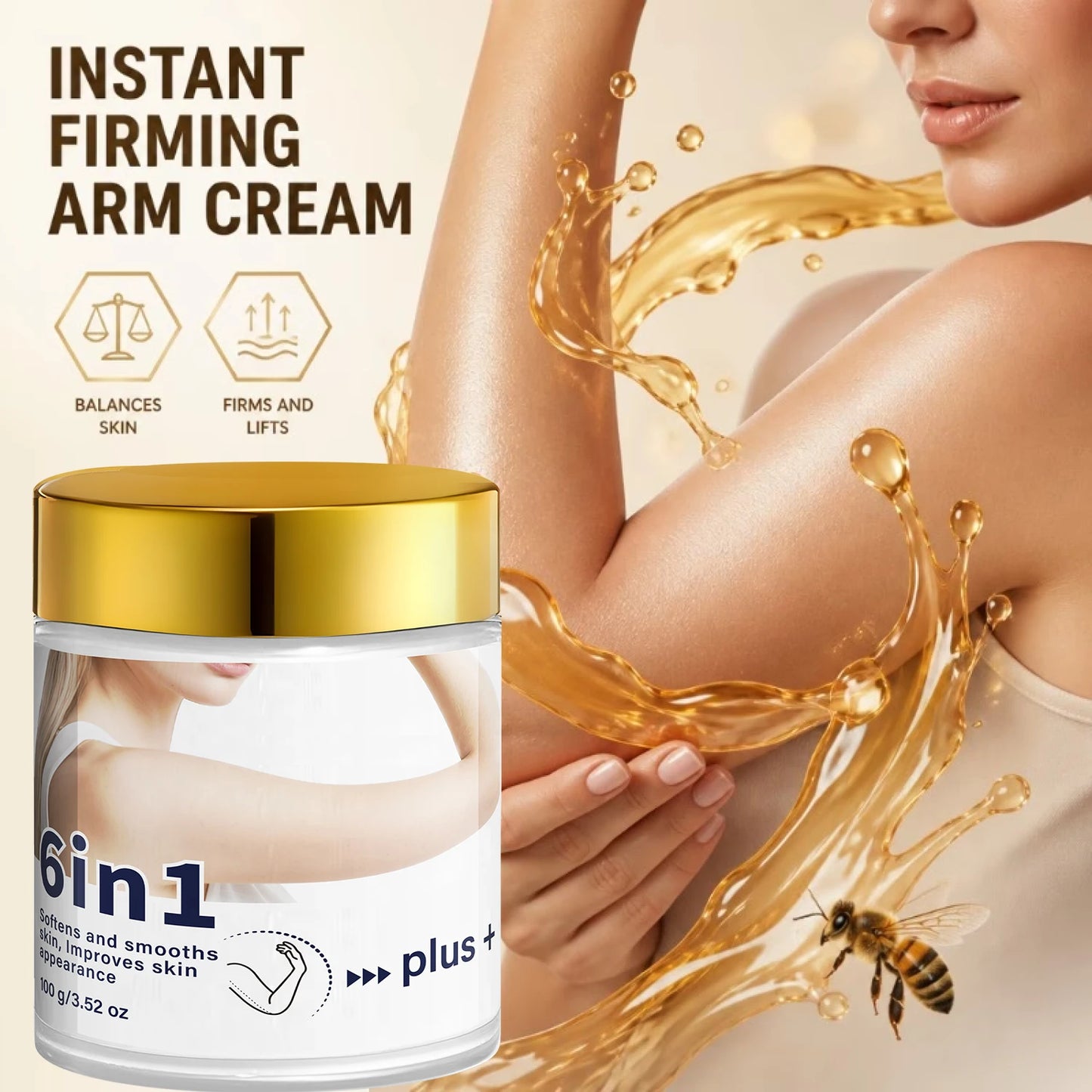 6-in-1 Lifting Firming Body Cream – Hydrating Skin Smoother