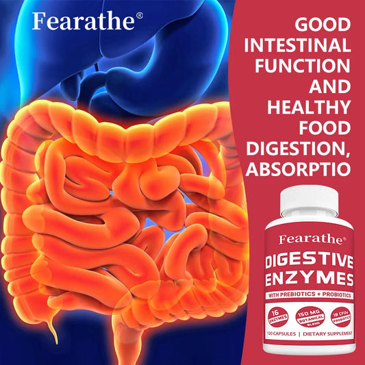 Digestive Enzyme Capsules - with Probiotics & Prebiotics, Support Gut Health, Immune Support, Promote Digestive Health Peaceful Pleasures Health and Wellness