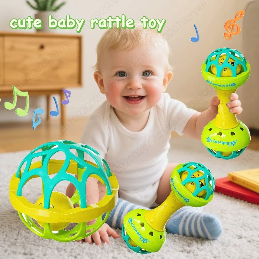 Baby Rattle Grasping Ball Toy | 0–24 Months | Multi-Color