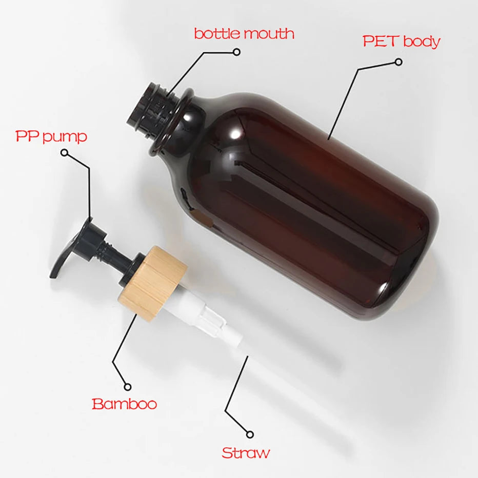 Shampoo and Conditioner Dispenser Reusable Shower Gel Bottle White Refillable Apothecary Dispenser Bottle for Bathroom&Kitchen Peaceful Pleasures Health and Wellness