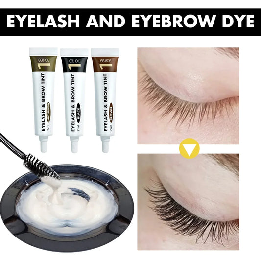 Semi-Permanent Eyebrow & Lash Tint Kit – Waterproof Cream Eyebrow Tint Kit Peaceful Pleasures Health and Wellness