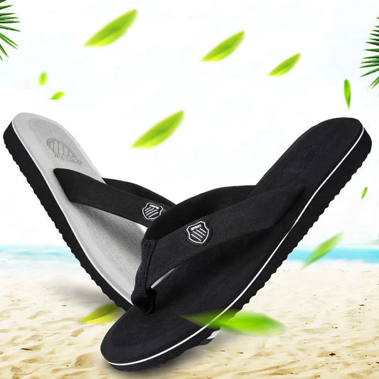 Men's EVA Flip-Flops – Soft Non-Slip Beach & Shower Slippers Men's Flip-Flops Peaceful Pleasures Health and Wellness