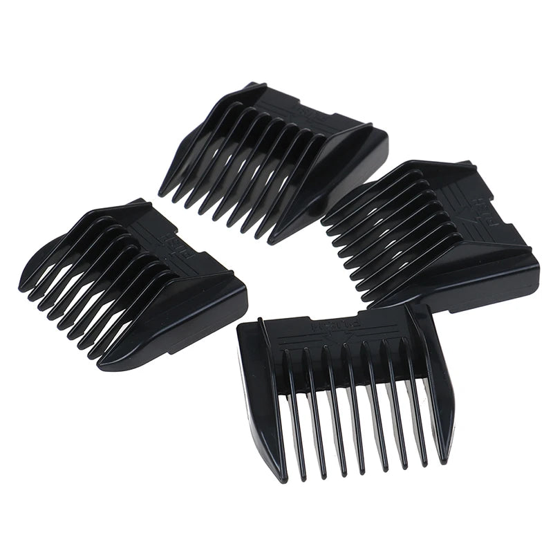 4-Piece Hair Clipper Guide Comb Set – Trimmer Attachments