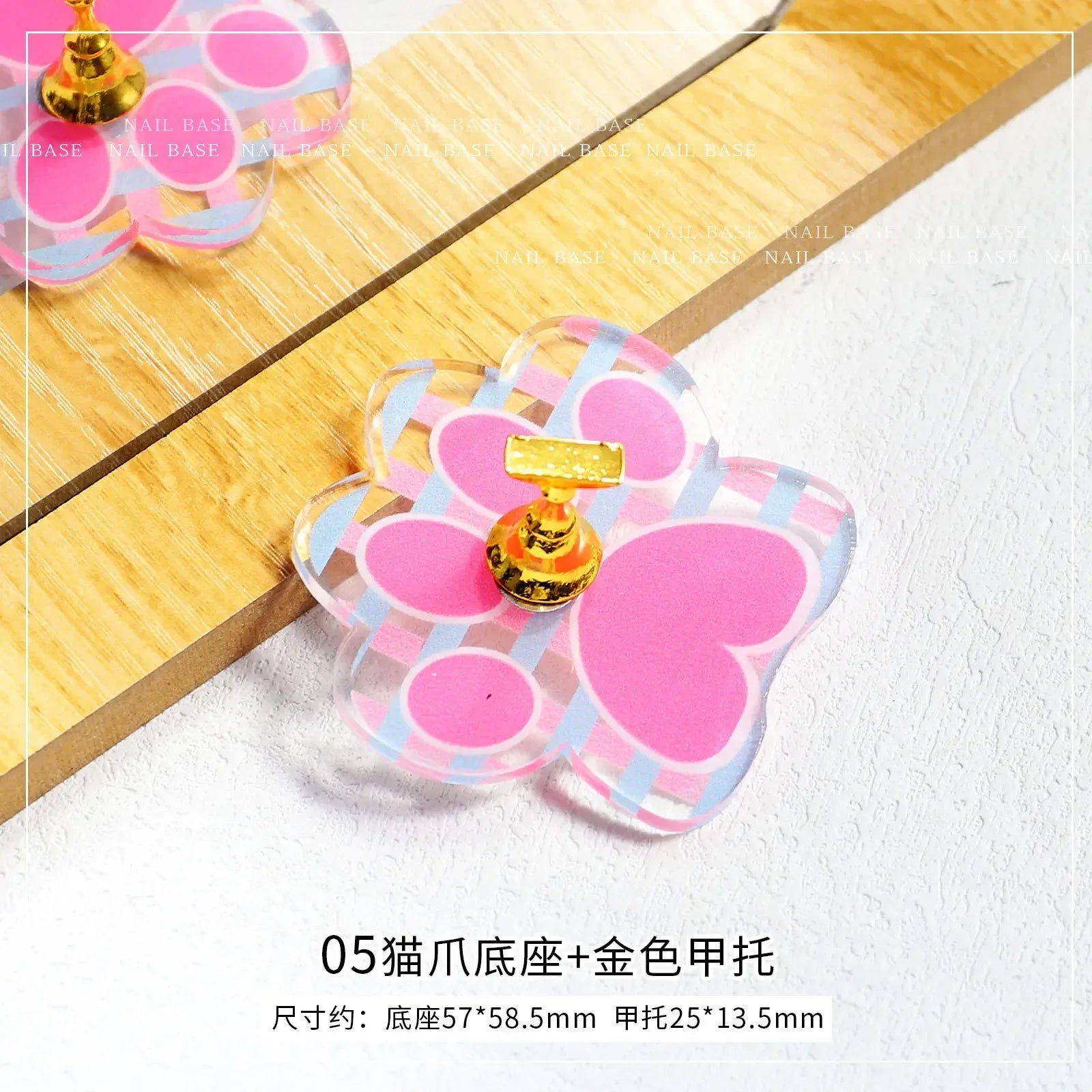 Small Cow Holder, 1pcs Nail Art Practice Stand, Magnetic Tips, UV Gel Polish Color Chart Peaceful Pleasures Health and Wellness China Mainland BF32-0023