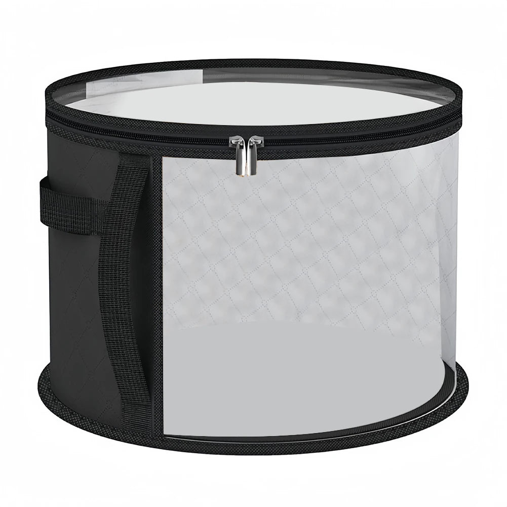 Hat Storage Bucket Clothing Travel Organizer Foldable Round Brim Bag