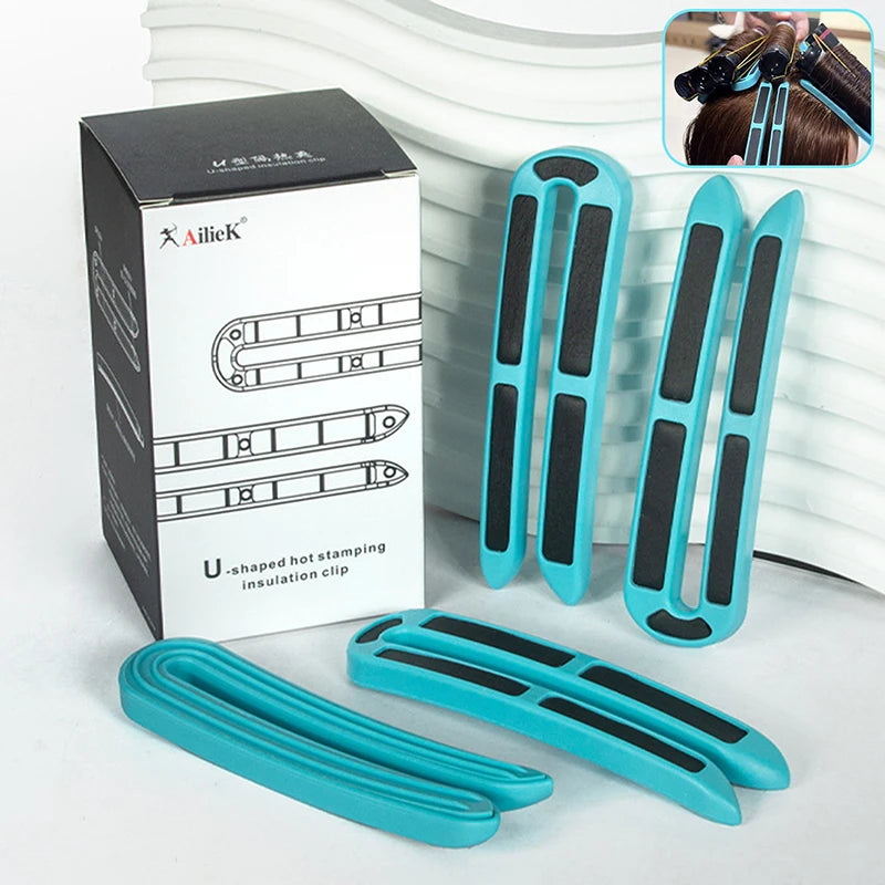 Heat Resistant Hair Perm U-Clips 12pcs – Salon DIY Tool