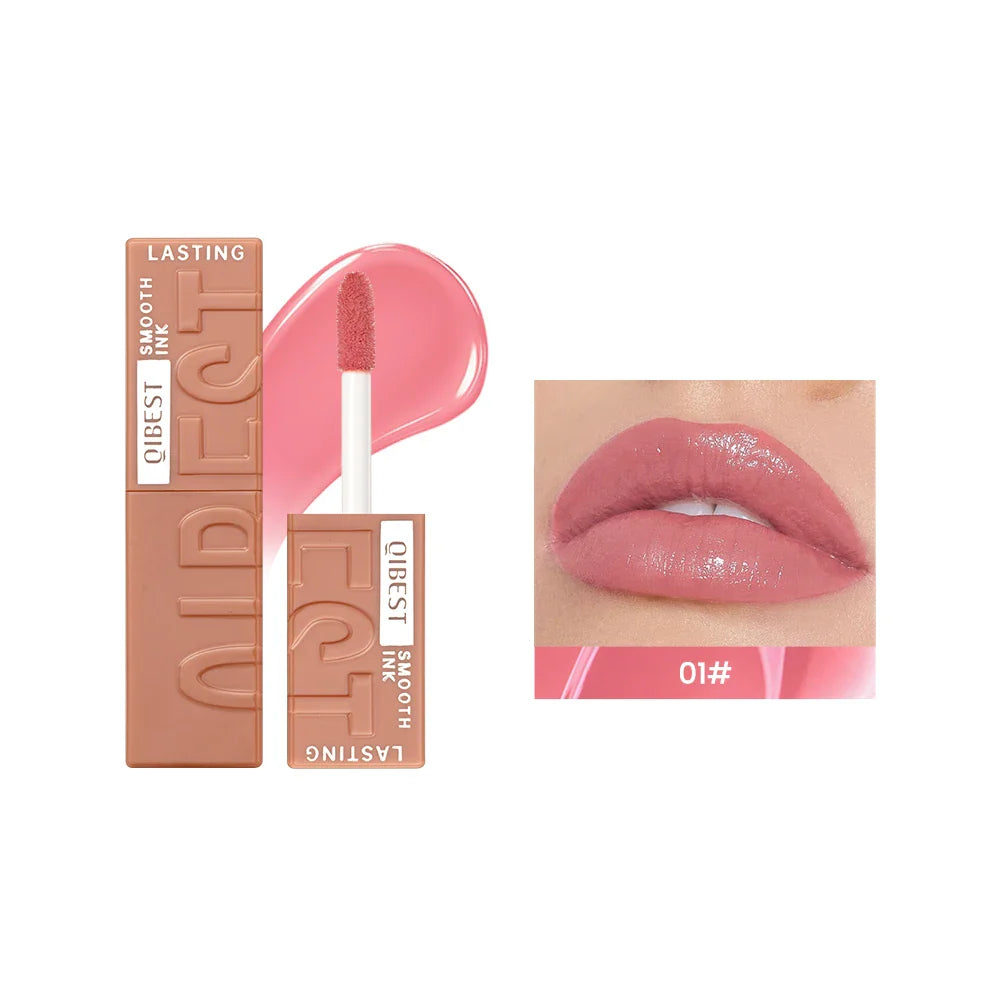 QIBEST Mirror Watery Lip Glaze – Glossy Long-Lasting Lip Gloss