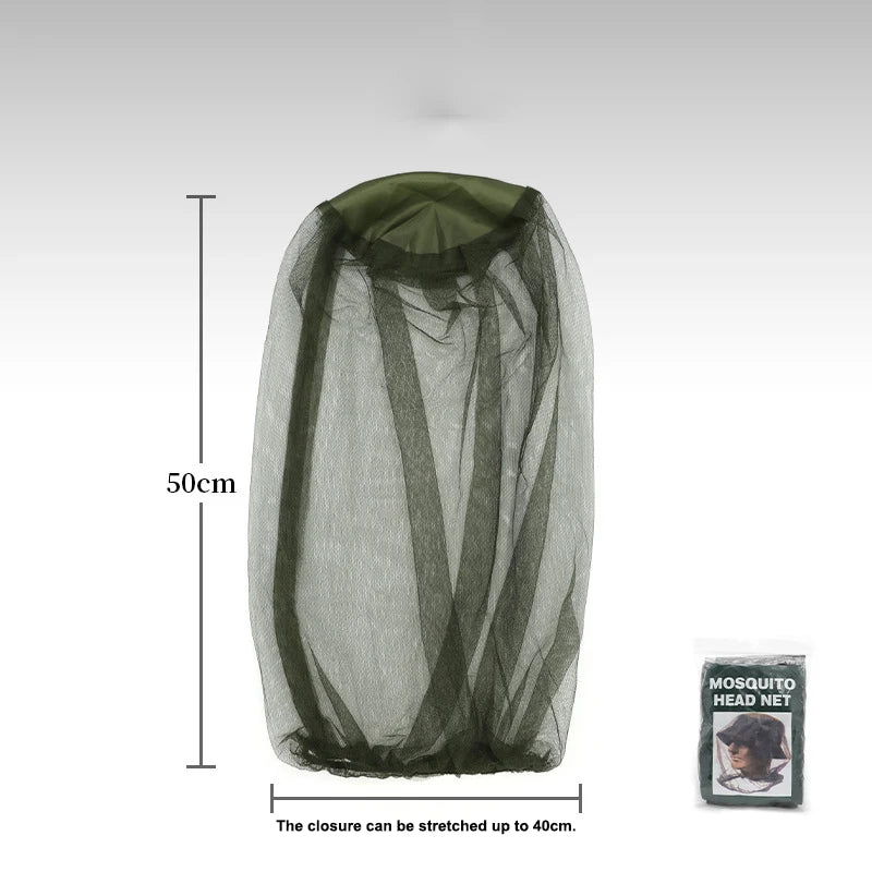 Mosquito Net Head Cover – Sun & Bug Protection for Outdoors