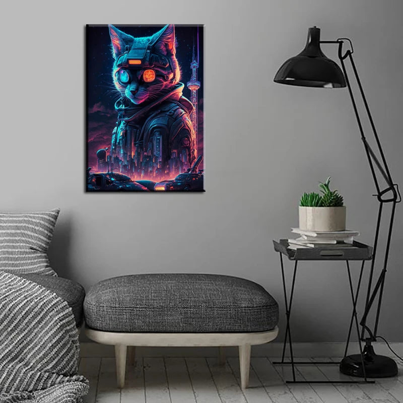 Sports Car Canvas Wall Art | Modern Unframed Poster Print