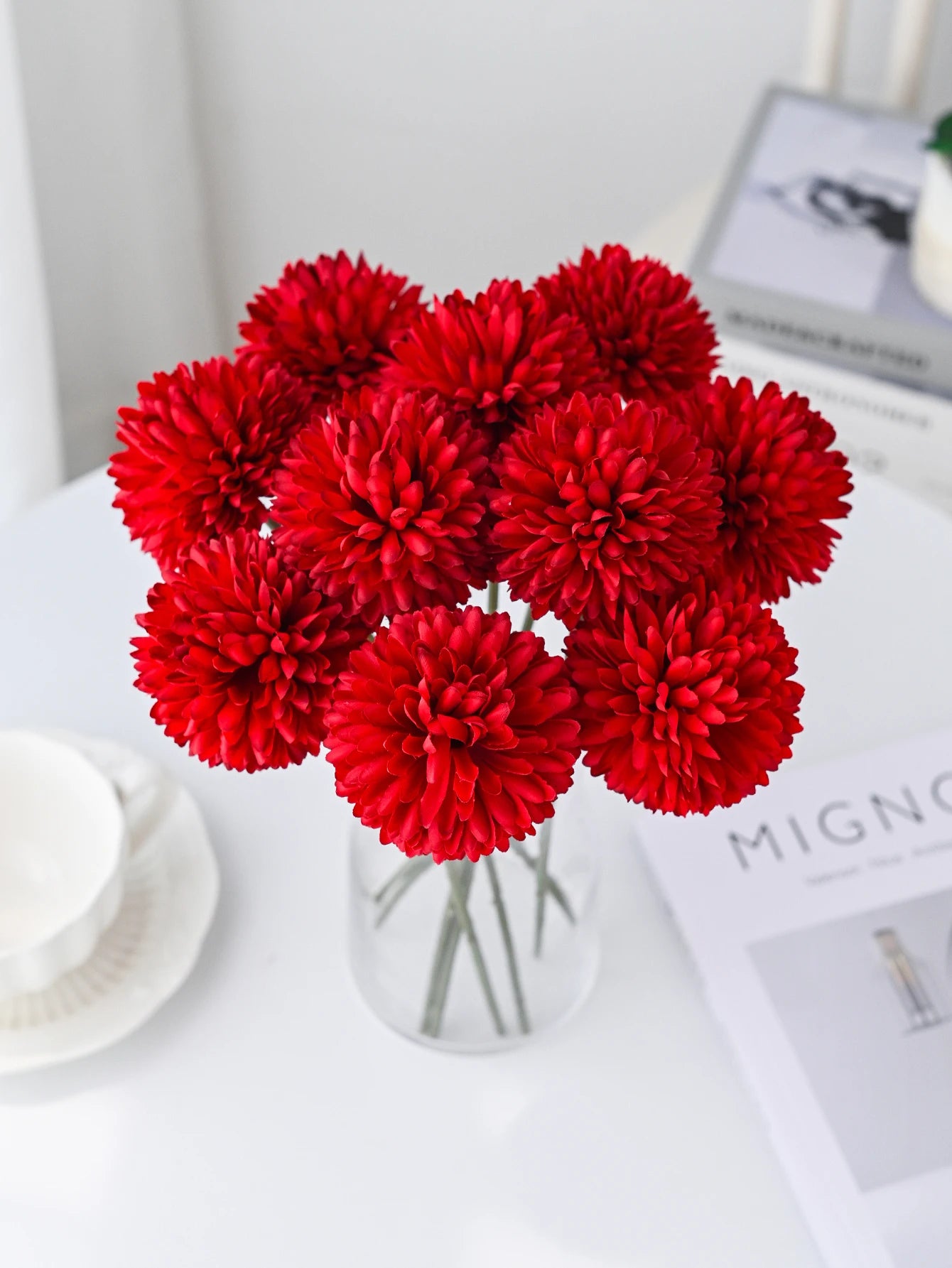 Silk Artificial Dandelion Flowers | Wedding & Home Décor Bouquet