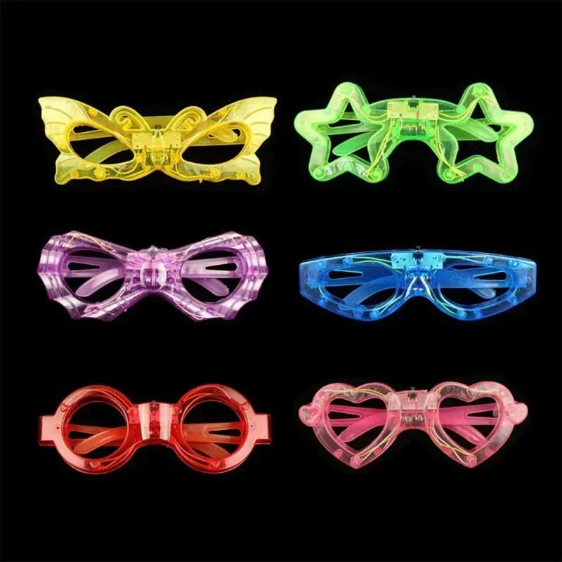 LED Glow in the Dark Glasses Bulk – Party Favors Kids & Adults