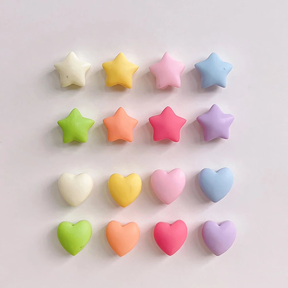Cartoon Heart-shaped Magnetic Refrigerator Sticker Mixed Mini