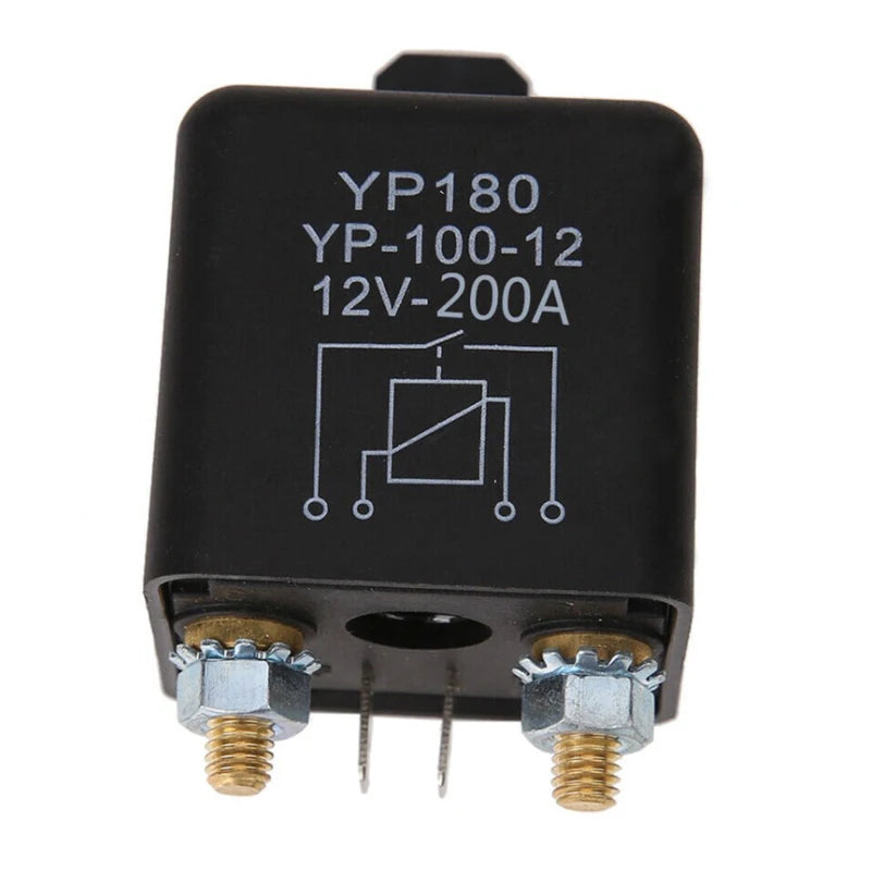 New 12V DC 200A High Power Car Relay Truck Motor Continuous Type Automotive Switch Peaceful Pleasures Health and Wellness