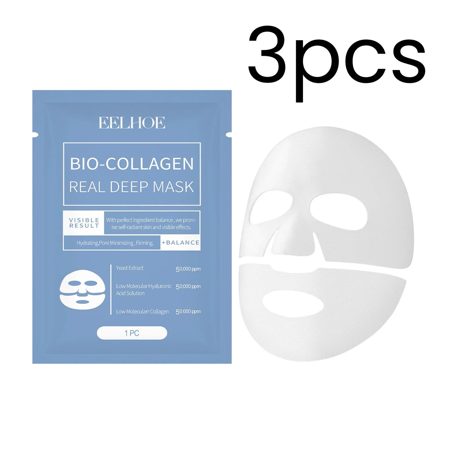 EELHOE Bio Collagen Face Mask – Firming, Hydrating & Brightening