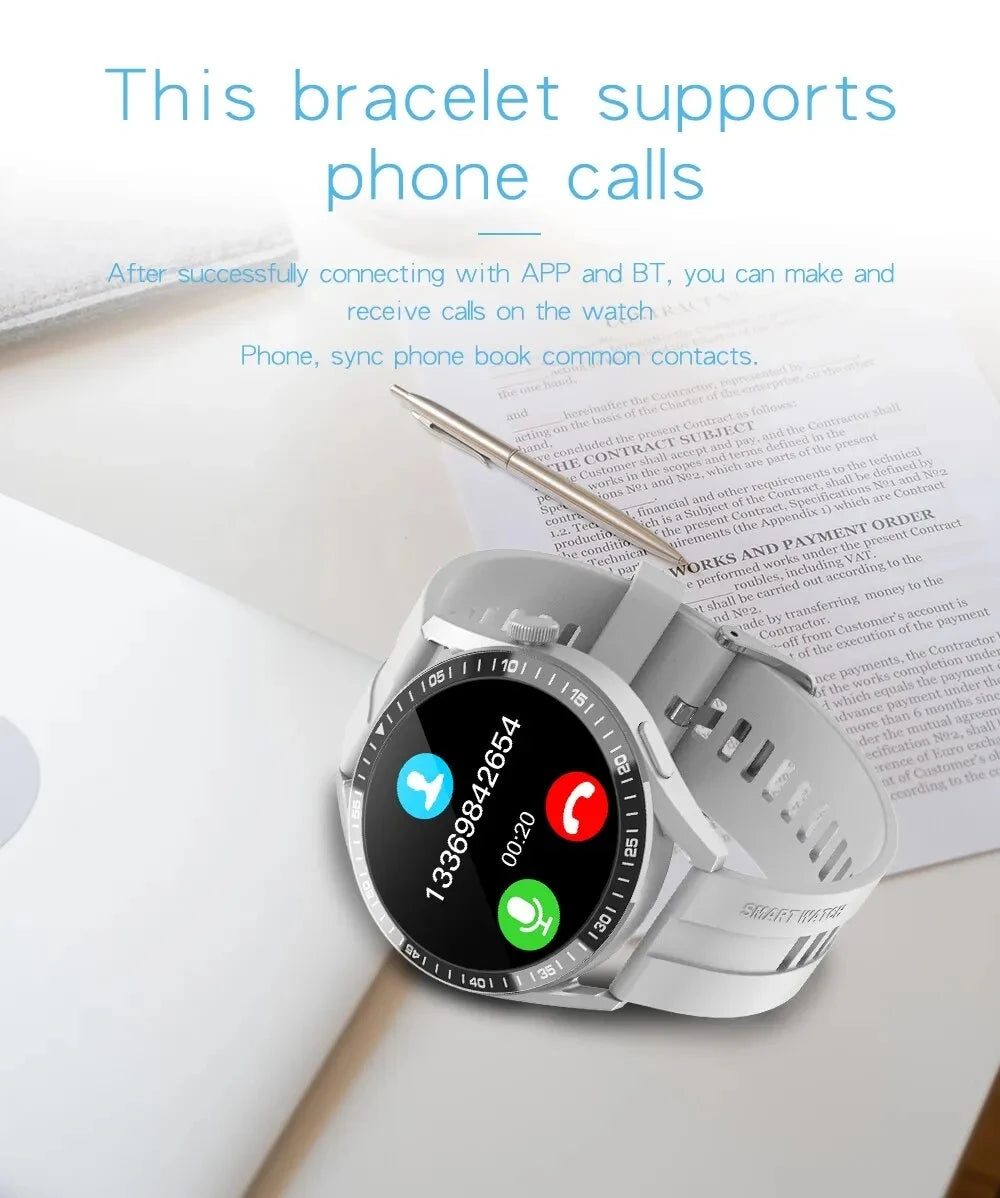 Pro Smart Watch Men Women AMOLED 420*420 HD Screen Heart Rate Bluetooth Call Waterproof relojes inteligentes SmartWatch 2023 Peaceful Pleasures Health and Wellness