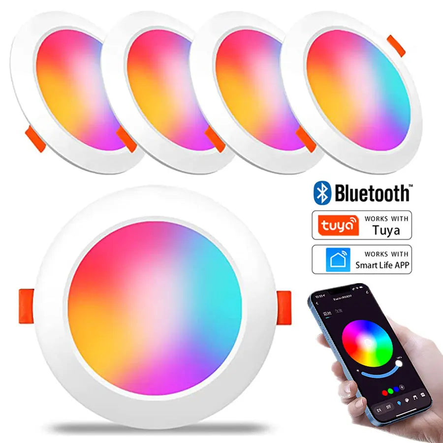 Tuya Smart LED Downlight 15W RGB Bluetooth – Alexa & Google