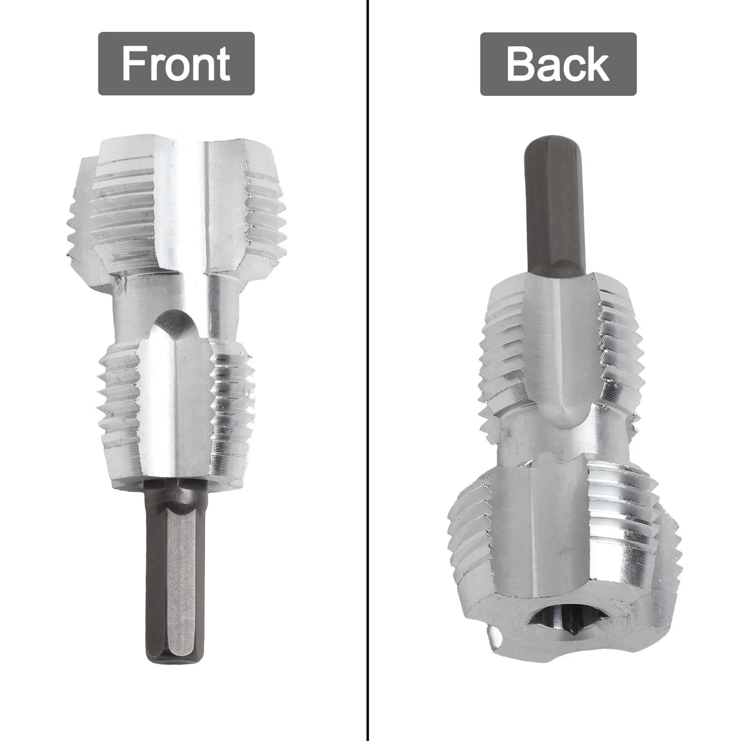 PVC Pipe Threader Kit – 4 & 6 Point Internal Thread Tap Tool