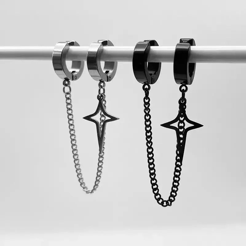 Minimalist Star Clip-On Stud Earrings | No Piercing Required