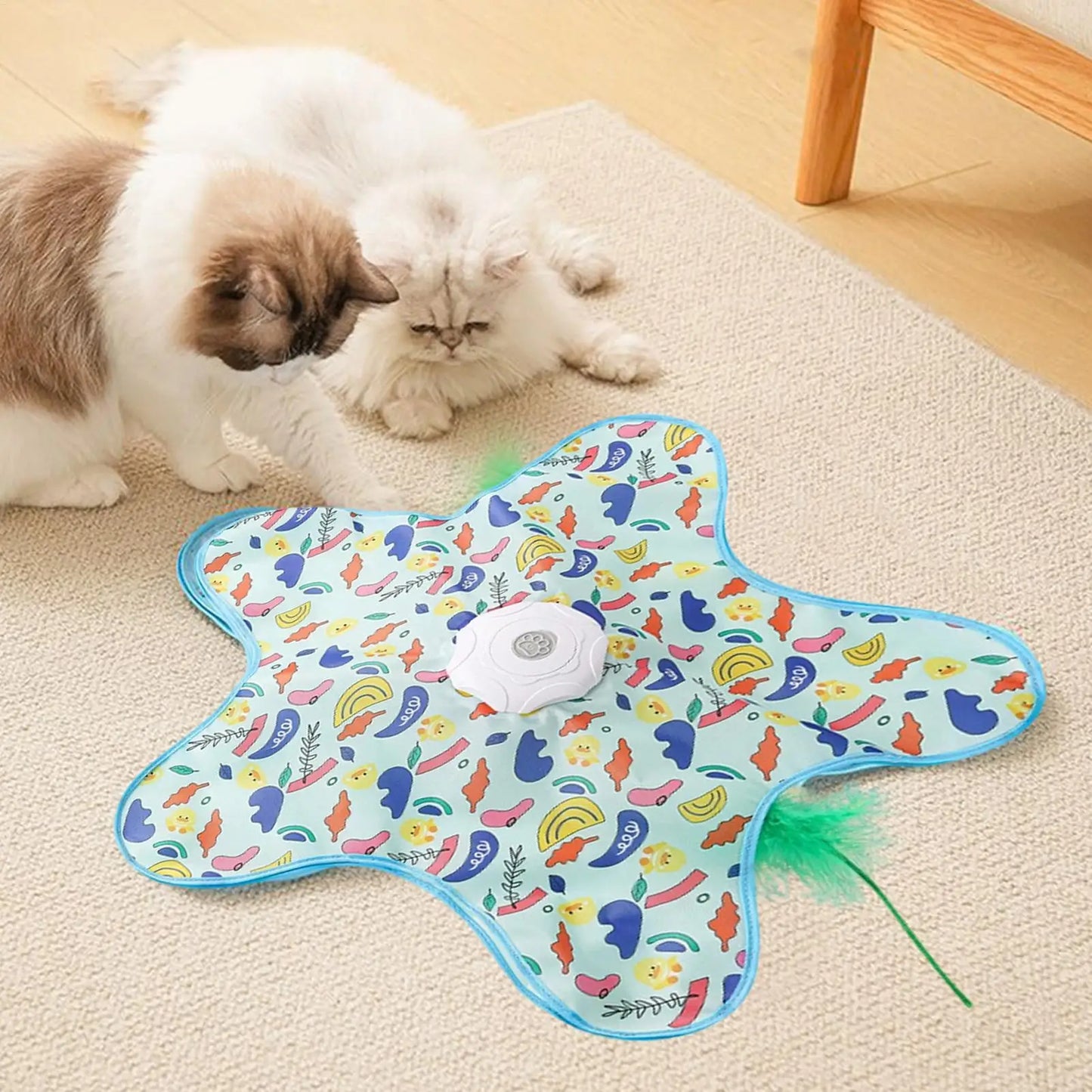 Automatic Interactive Cat Toy | Motion Sensor Tunnel for Cats Interactive Cat Toy Peaceful Pleasures Health and Wellness