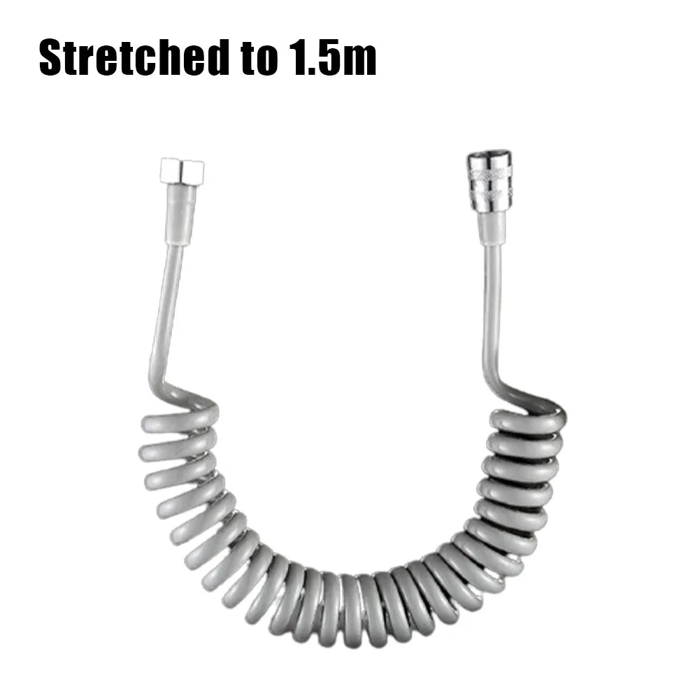 Flexible PU Spring Shower Hose 1.5M/2M – Bidet & Sprayer