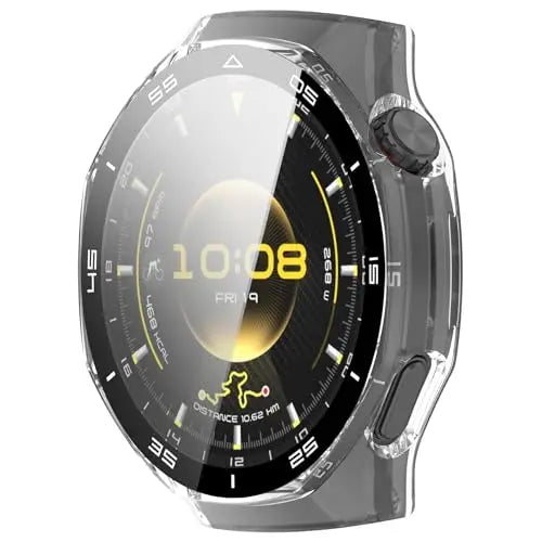 Huawei Watch GT6 46mm Case – PC & Tempered Glass Cover Peaceful Pleasures Health and Wellness