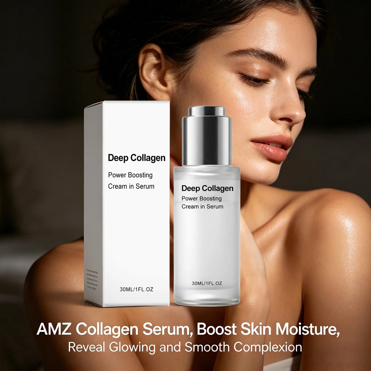 Power Boosting Cream Smoothing Skin Fine Lines Improving Sagging Enhance Skin Firmness Elasticity Moisturizing Collagen Essence Peaceful Pleasures Health and Wellness