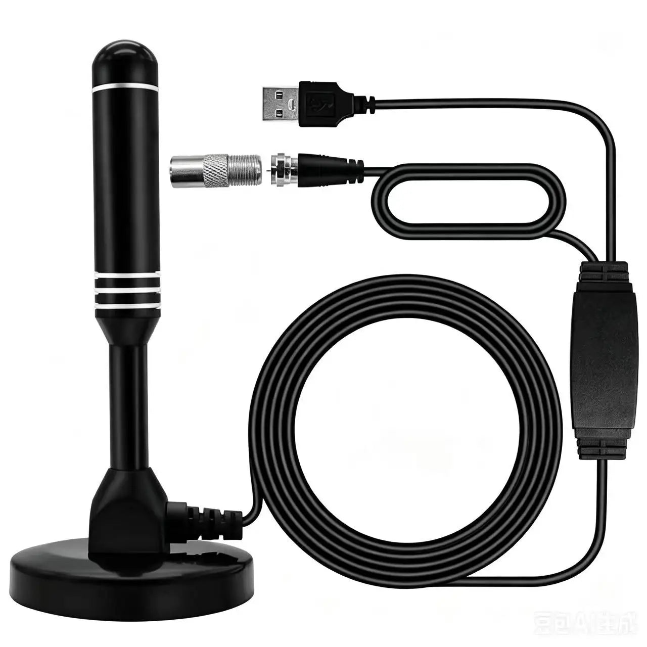 DTMB Digital TV Antenna – ATSC DVB-T2 Aluminum Rod Suction Cup