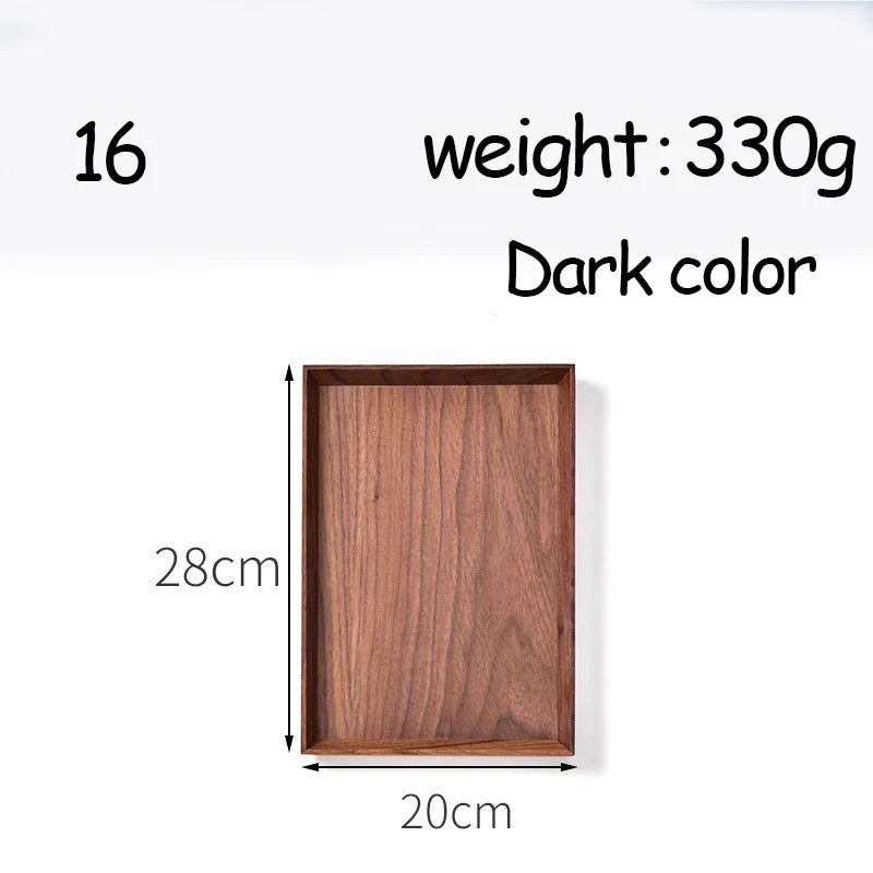 Oval Serving Trays Tableware Dessert Tea Saucer Coasters Coffee Coasters Wooden Plate Storage Food Display Home Hotel Decor Peaceful Pleasures Health and Wellness 16