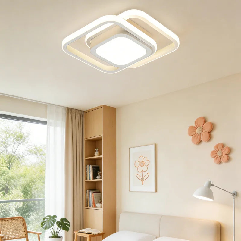 RUNTOIN Modern LED Ceiling Light | Living Room & Bedroom Lamp
