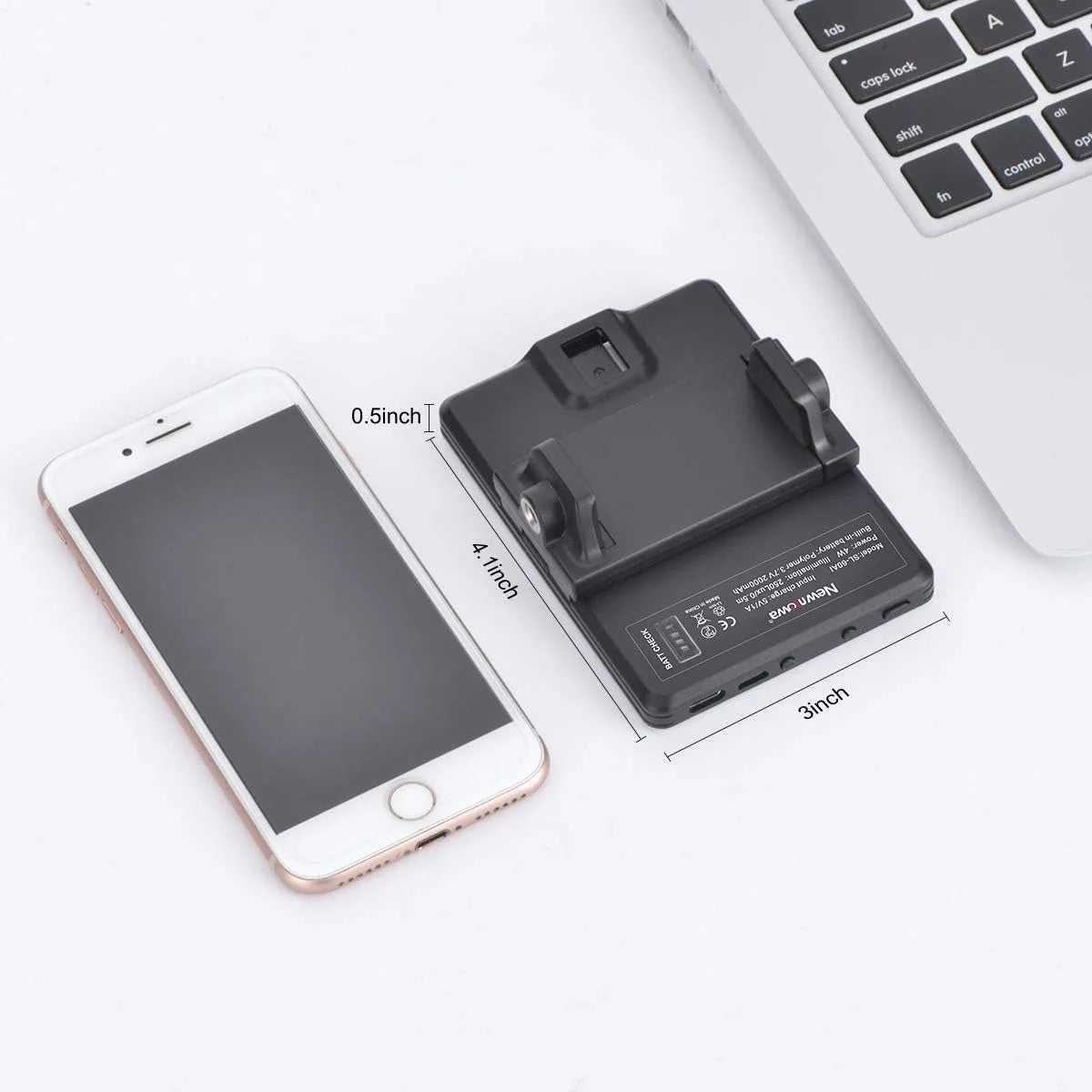 60 LED Clip-On Selfie Light | 3 Modes, Rechargeable Peaceful Pleasures Health and Wellness