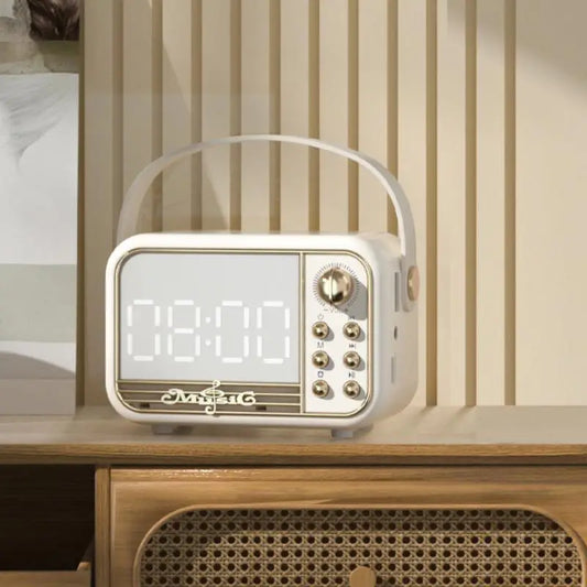 Wireless Charger Alarm Clock Bluetooth Speaker LED Smart Digital Clock USB Fast Charger Desktop Clock Fm Radio Dropshiping Peaceful Pleasures Health and Wellness