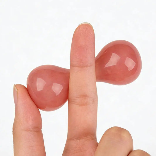 Resin Finger Exerciser Joint Mobility Trainer Hand Massage Tool Acupressure Finger Dumbbell Stress Relief Finger Relaxation Tool Peaceful Pleasures Health and Wellness