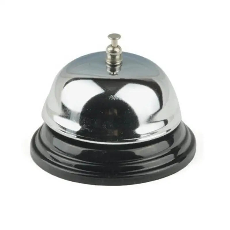 Counter Reception Call Bell for Desk & Kitchen Use Peaceful Pleasures Health and Wellness silver