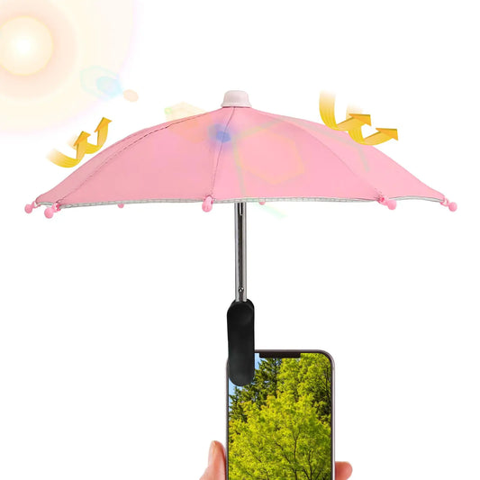 Phone Umbrella Clip – Anti-Glare Sunshade for Outdoor Use Phone Sunshade Clip Peaceful Pleasures Health and Wellness