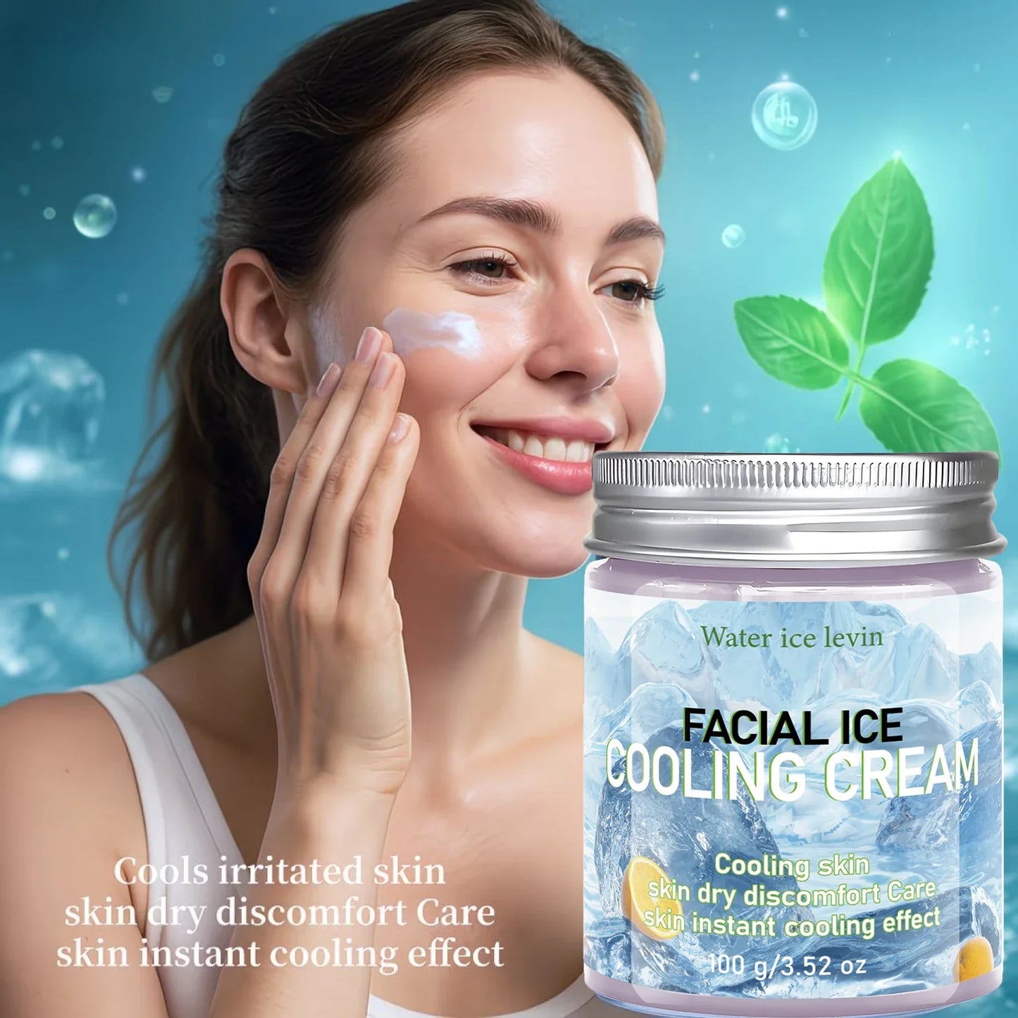 Collagen Ice Cooling Face Cream – Hydrating Dry Skin Daily