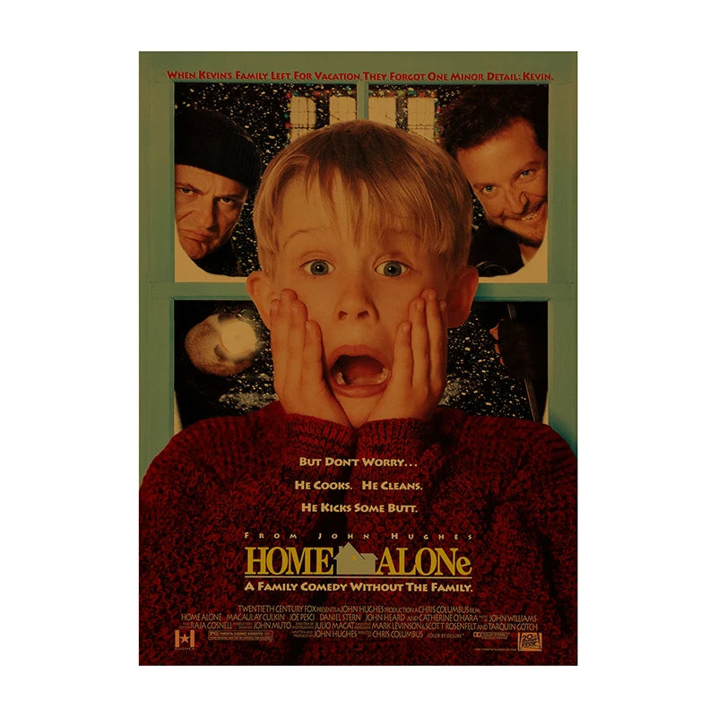 Retro Leon Movie Canvas Wall Art | Vintage Film Poster Print