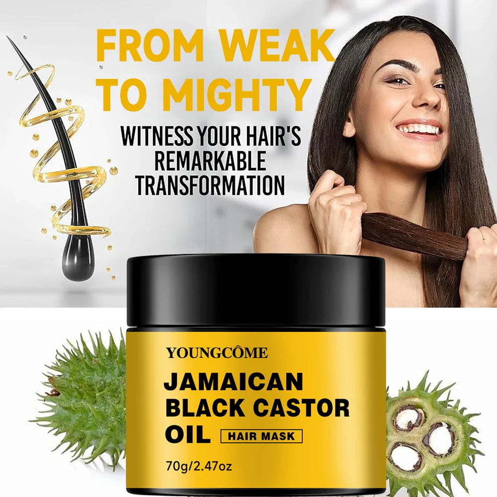 Jamaican Black Castor Oil Hair Mask – Deep Nourishing Treatment