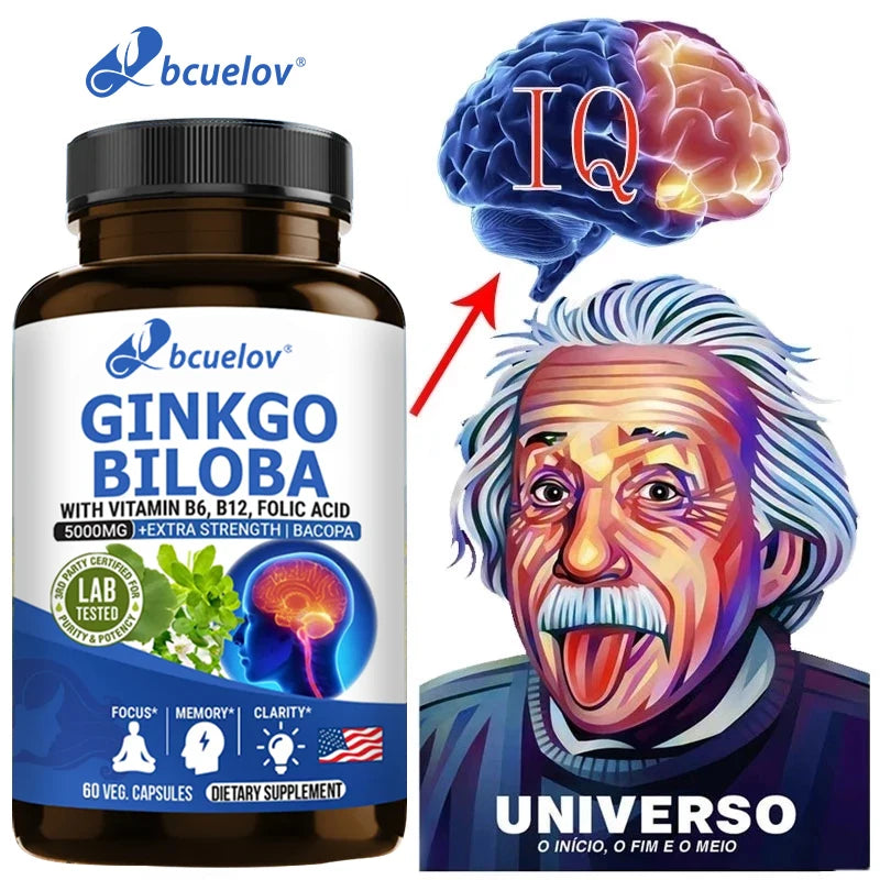 Advanced Nootropic Brain Booster Supplement Improves Memory,Enhances Focus,Boosts Nerve Energy & IQ Health Vitamins B12, B6 Peaceful Pleasures Health and Wellness