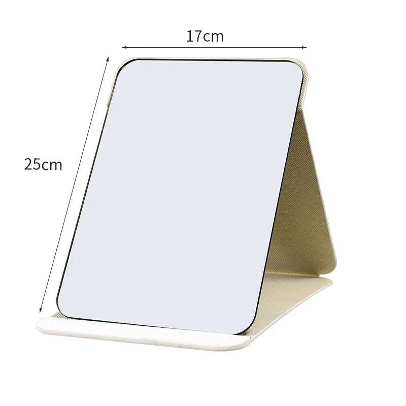 Portable Tri-Fold Desktop Makeup Mirror | Freestanding Vanity