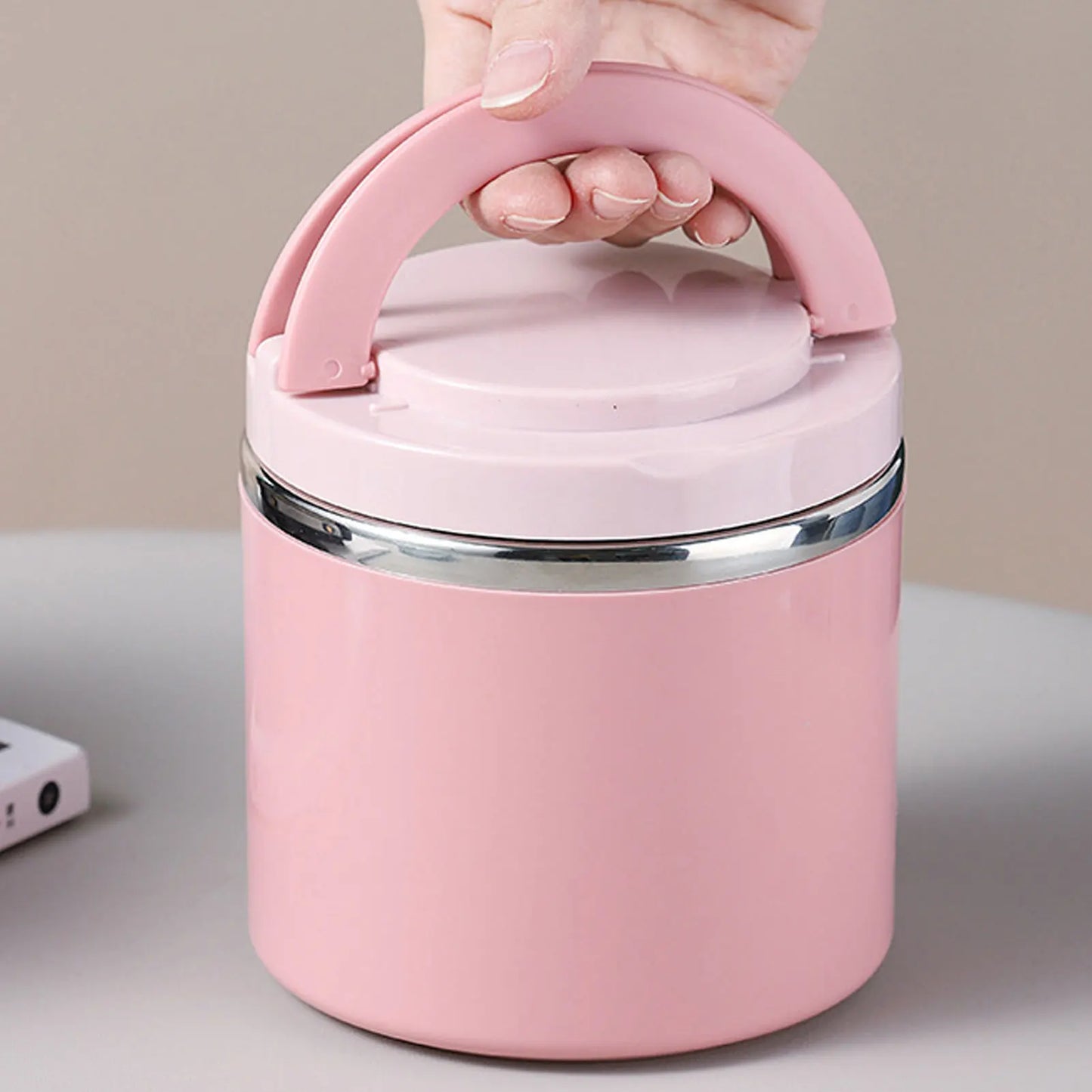 Lunch Box Food Containers Stainless Steel Large Capacity Snack Box Container For Outing Camping Traveling Peaceful Pleasures Health and Wellness
