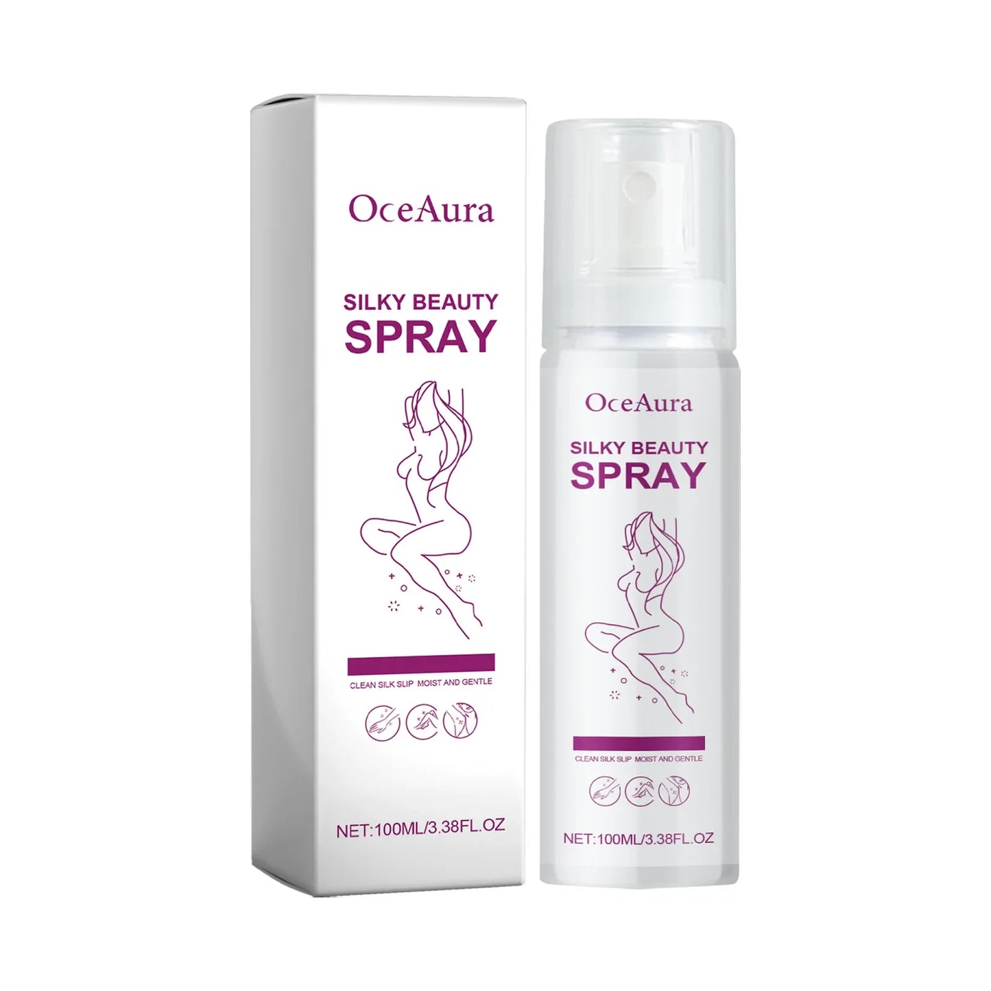 OceAura Painless Hair Removal Spray – Depilatory Mousse Cream
