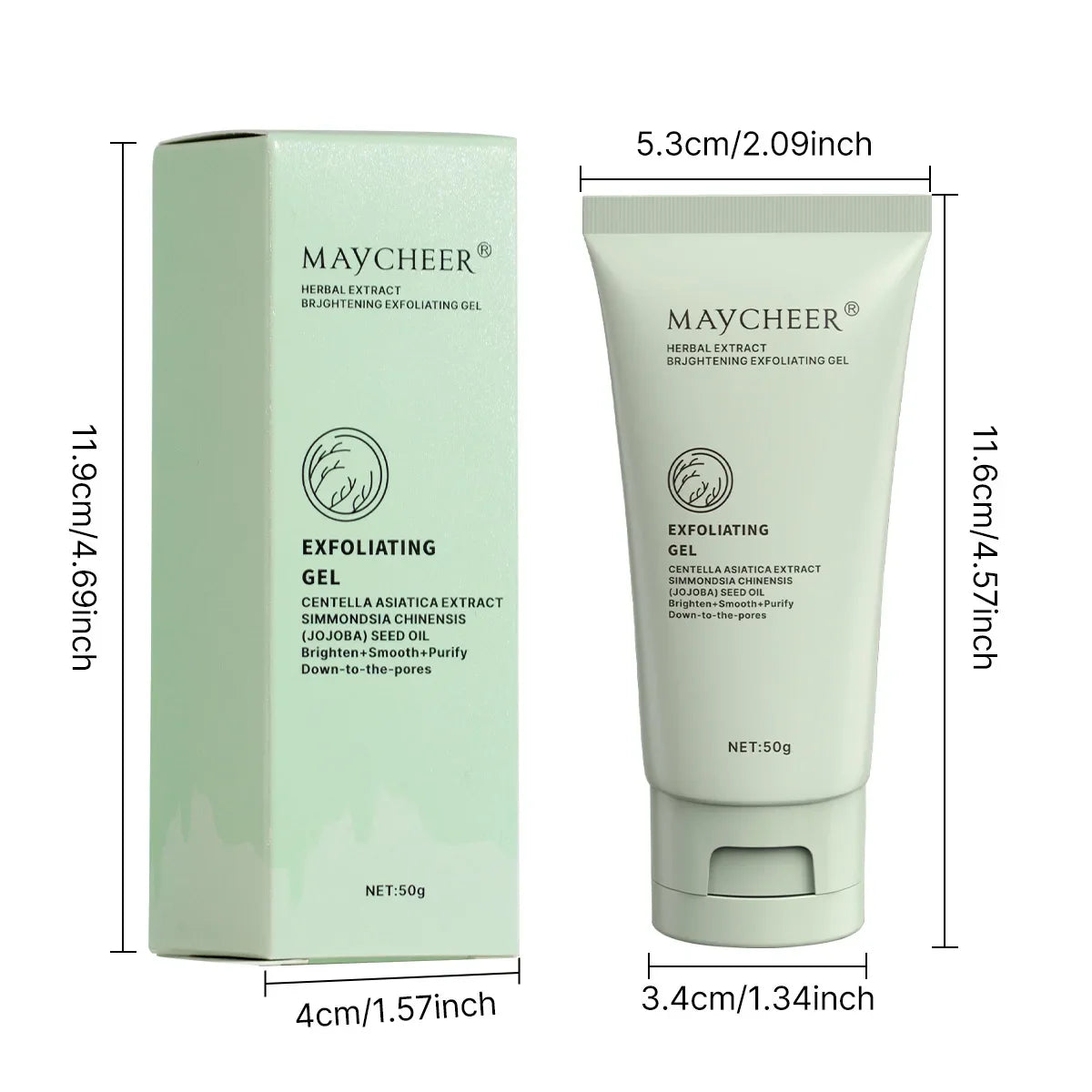 Herbaceous Exfoliating Peeling Gel Face Scrub – Moisturizing