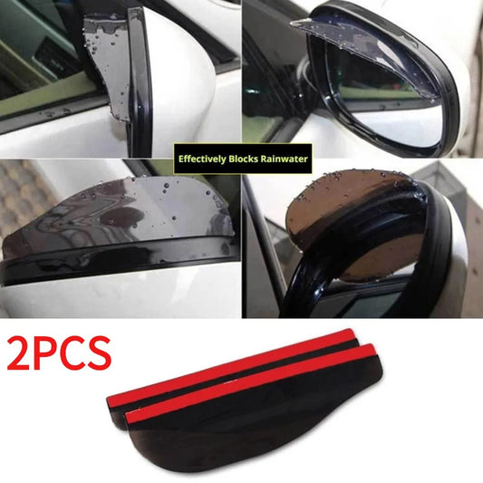 Universal Car Rearview Mirror Rain Guard Visor – 2 Pack Mirror Rain Visor Peaceful Pleasures Health and Wellness