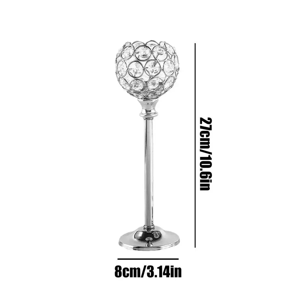 Elegant Vintage Crystal Candlestick Holders | Wedding & Home