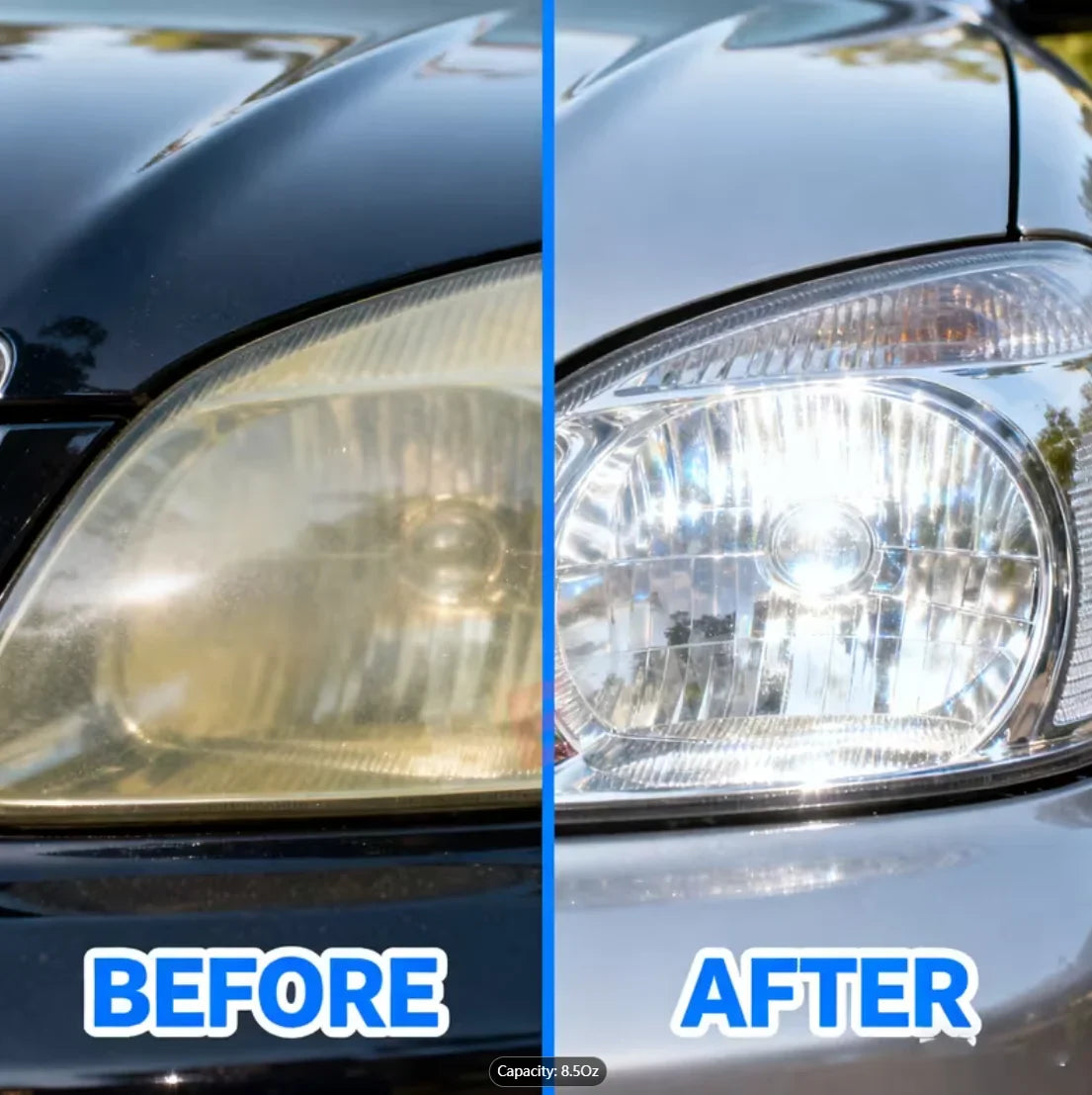 Car Headlight Restoration Fluid – Crystal Coating & Refurbish
