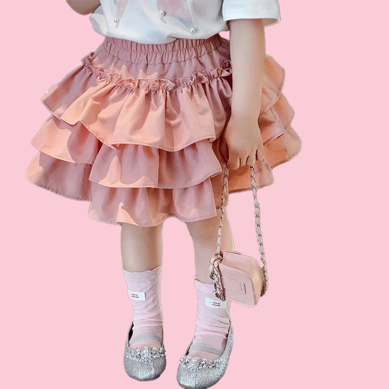 Girls Tutu Ballet Princess Skirt | Summer Cake Skirt Ages 7–13