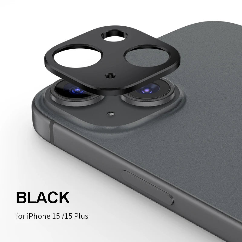 Aluminum Alloy Metal Lens Ring Accessories iPhone15 Pro Max Camera Protector iphone Accessories iphone 15 Pro Max Case Peaceful Pleasures Health and Wellness Black for iPhone15
